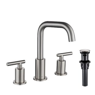 Widespread Faucet 2 Handle Bathroom Faucet With Drain Assembly 